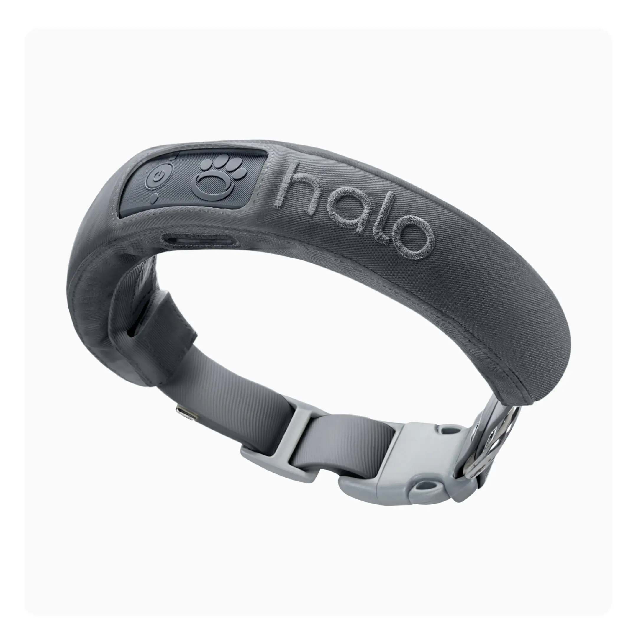 Halo Collar 3 - GPS Dog Fence - Multifunction Wireless Dog Fence & Training Collar with Real-Time Tracking & GPS - Waterproof. Instantly Create And Store Wireless Fences (Medium/Large. Graphite)