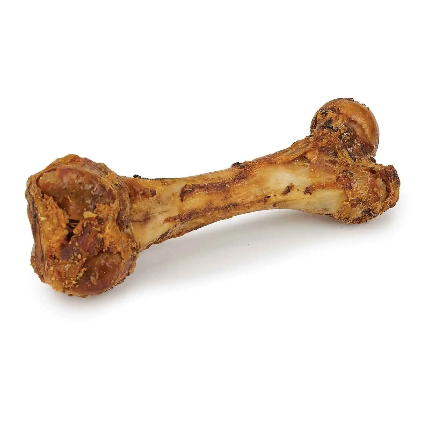 Ham Bones Delicious Dog Treats Slowly Smoked All Natural Savory Bacon Flavor YUM (1 Bone)