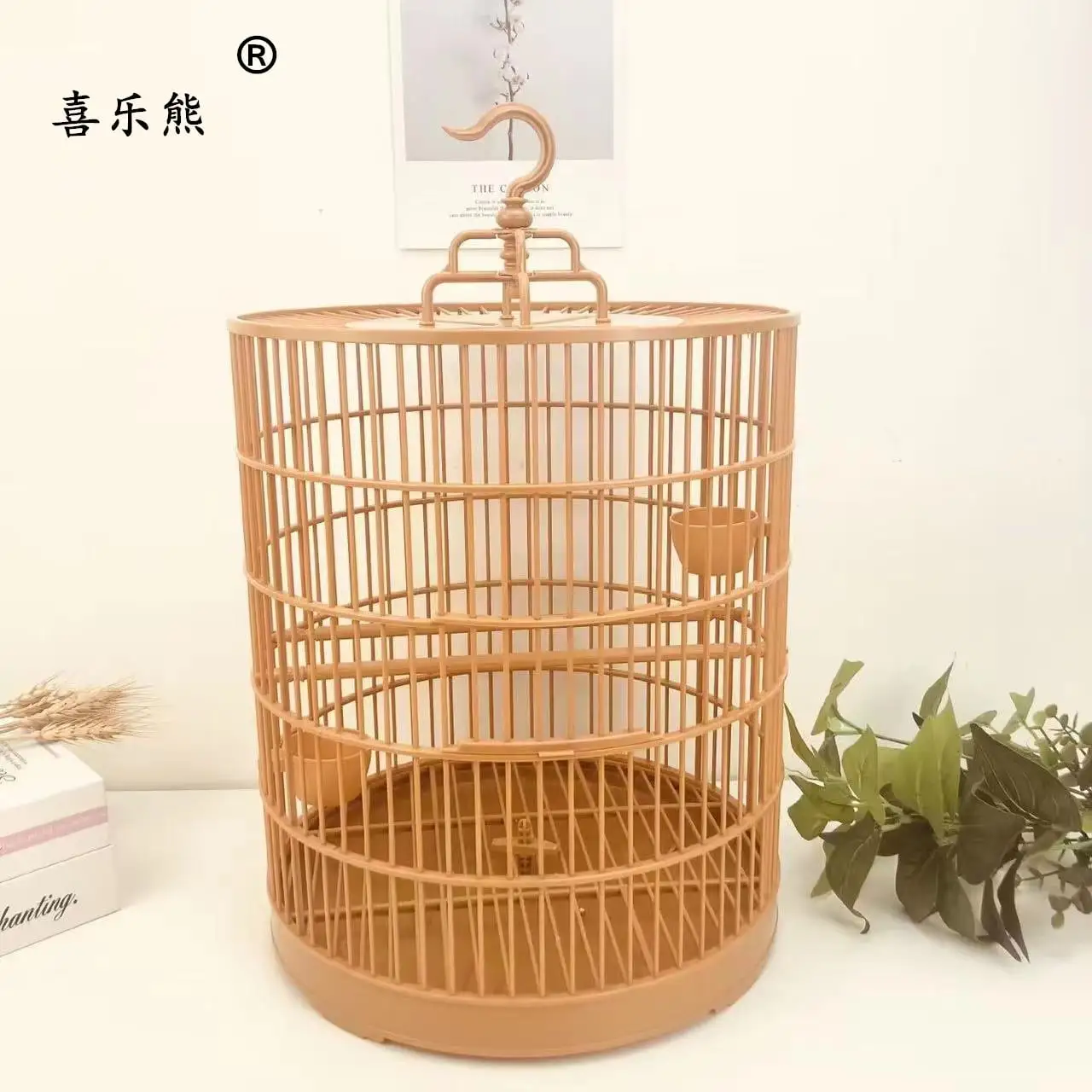 Howooi Hanging Bird Cage Bird Cage Decoration Hanging Bird Cage Hanging Cage for Bird Small Animal Cage