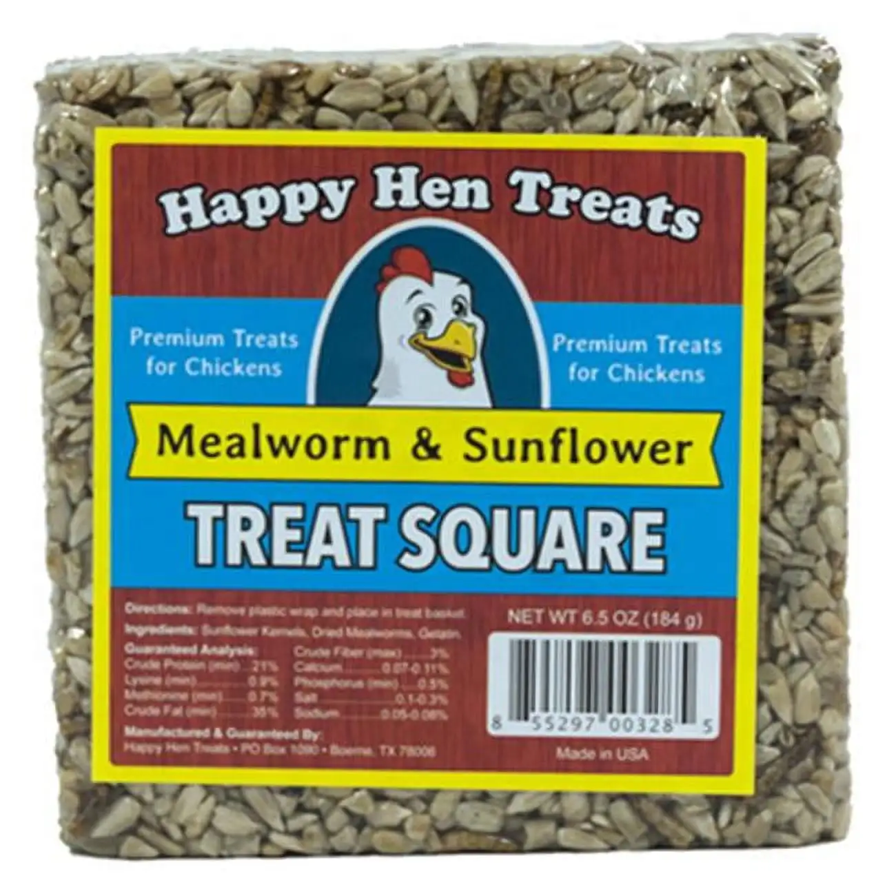 Happy Hen Treats Happy Hen Mealworm and Sunflower Treat Square