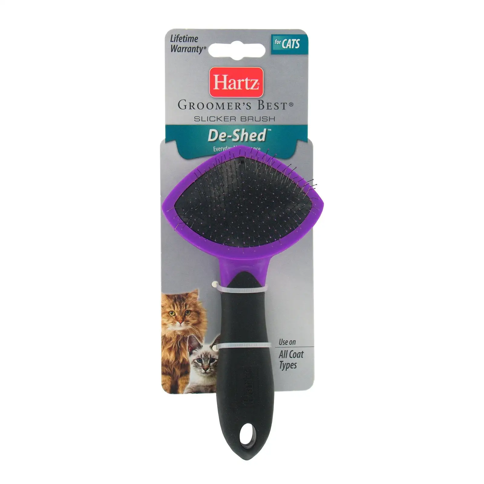 Hartz Groomer's Best De-shed Slicker Brush for Cats. All Coat Types