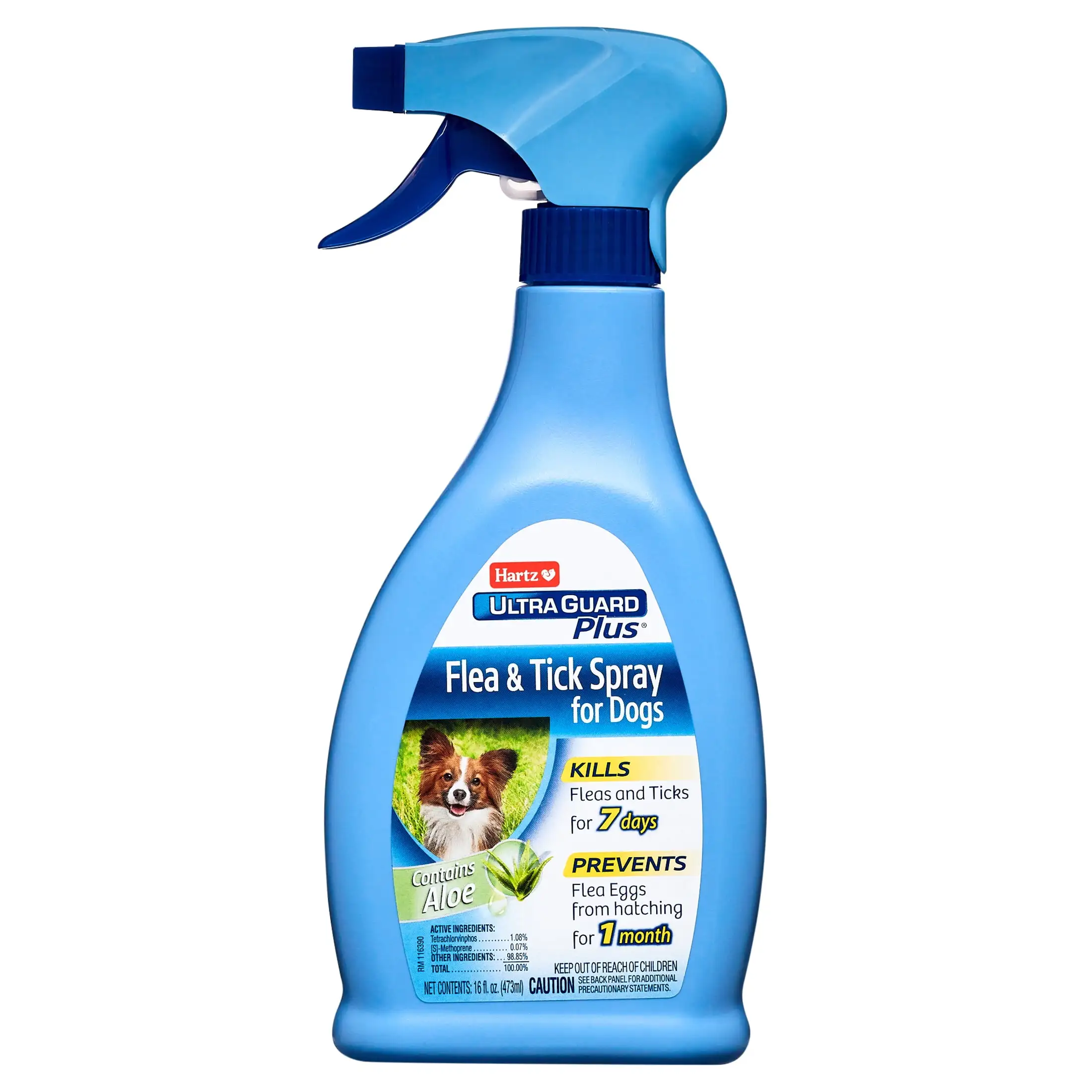 Hartz UltraGuard Plus Flea And Tick Spray With Aloe for Dogs. 16 oz.