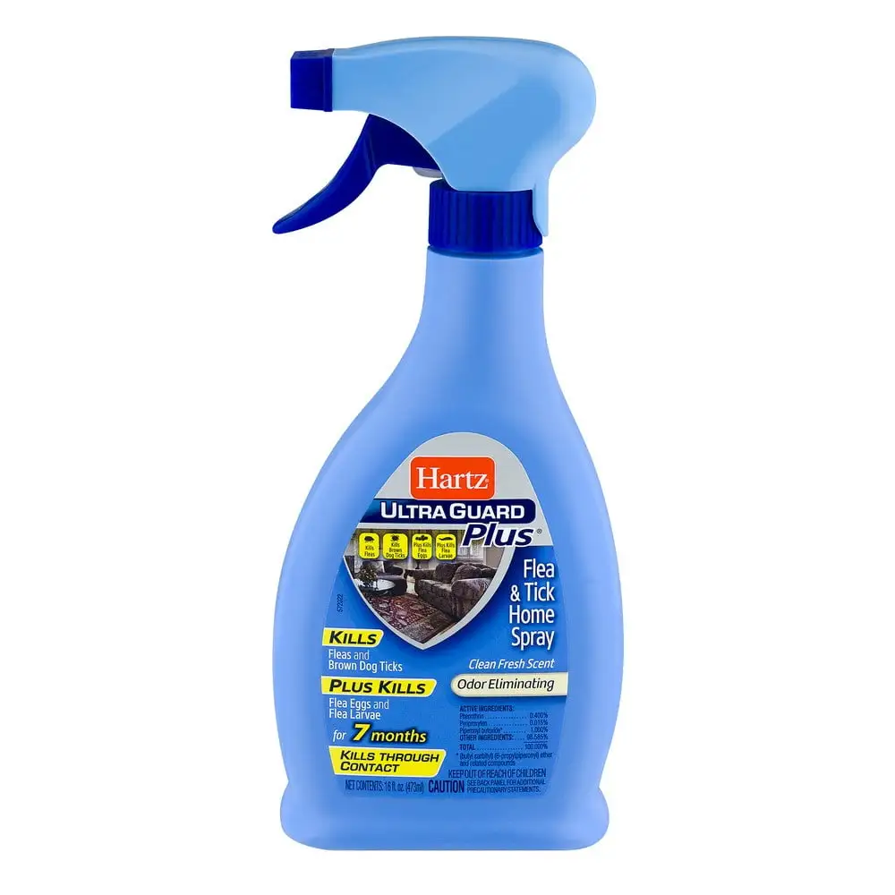 Hartz UltraGuard Plus Flea and Tick Home Spray. Liquid. 16oz