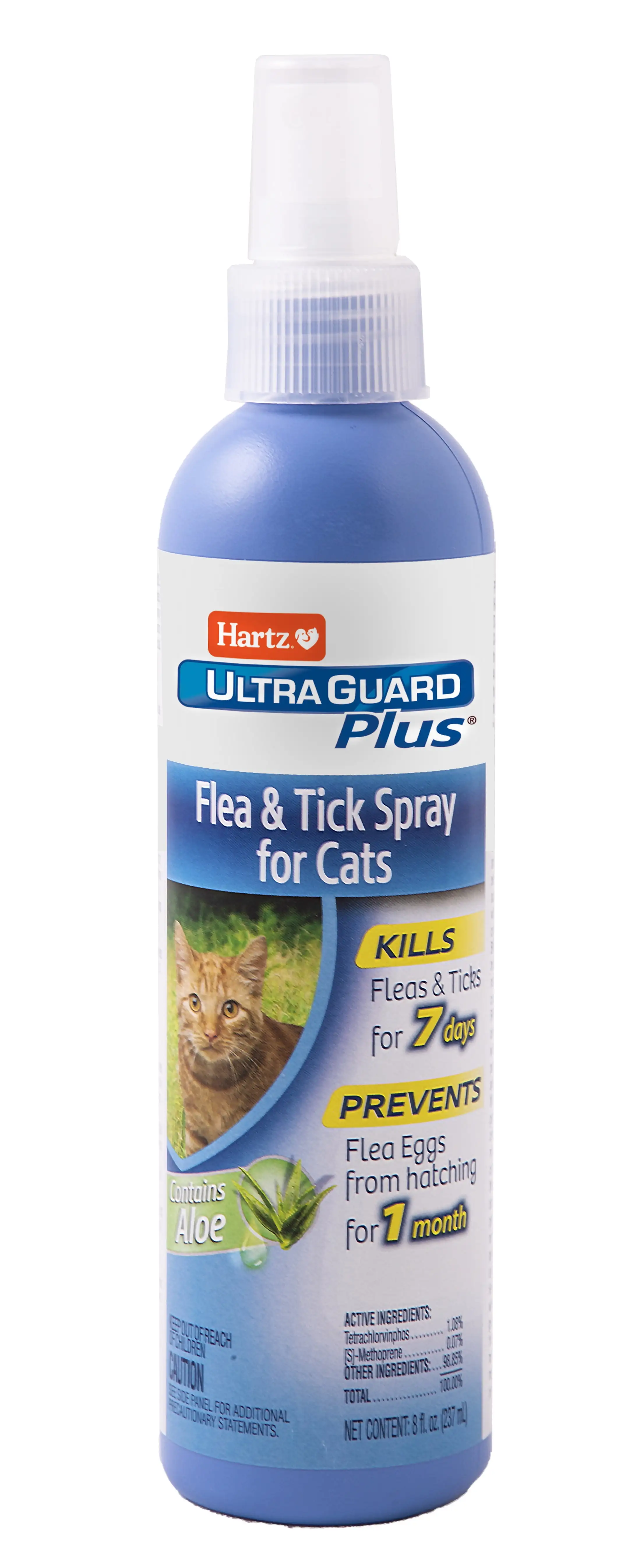 Hartz UltraGuard Plus Flea and Tick Spray for Cats. 8 oz.