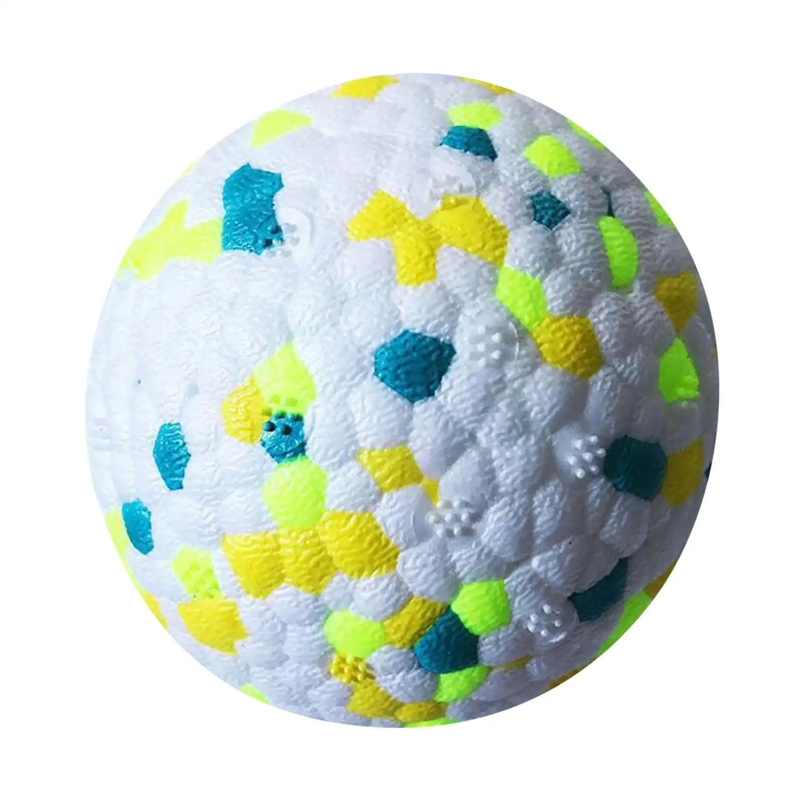 HeaCare Dog Ball Toy. Featuring a Robust. Long-Lasting Design with Elastic and Non-Slip Material Ensures Safe. Enjoyable Chewing and Fetching Experience for Dogs Yellow