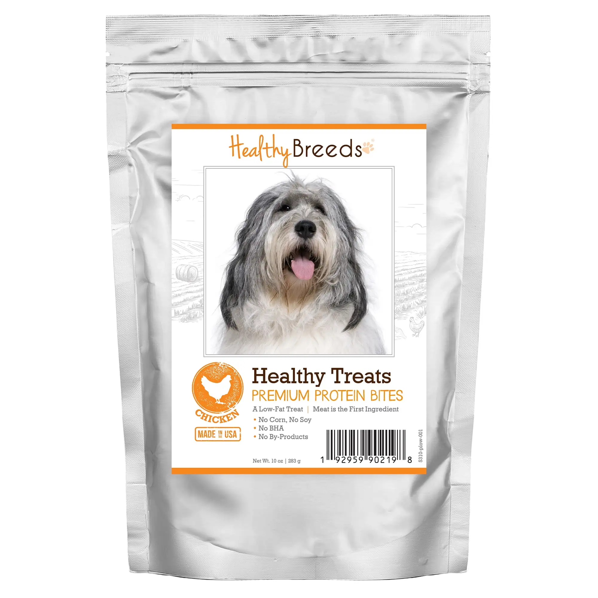 Healthy Breeds Polish Lowland Sheepdog Healthy Treats Premium Protein Bites Chicken Dog Treats 10 oz