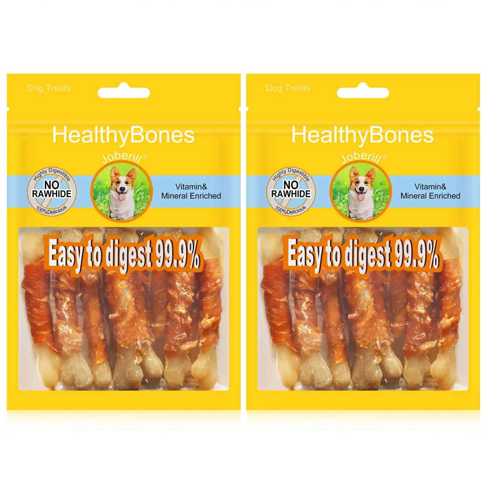 HealthyBones Rawhide Free Healthy Foods for American Pugabull and Other Large Mixed Breed Dogs . Chicken Wrapped Sticks Dog Foods. Soft Chewy Foods for Training Rewards . 18 Count