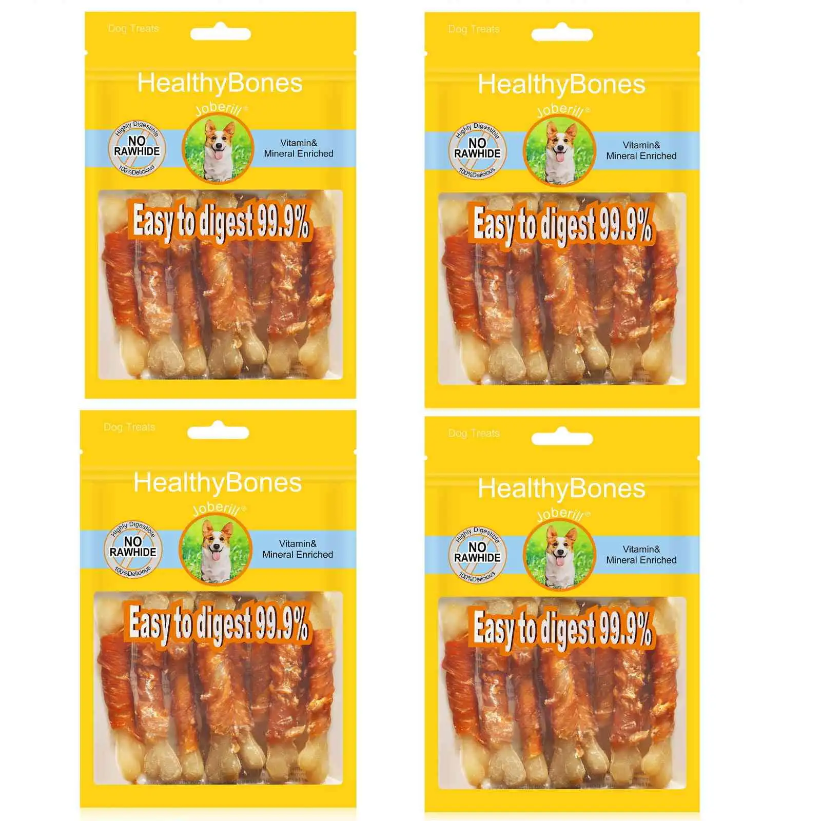 HealthyBones Rawhide Free Healthy Foods for Australian Cattle Dog and Other Med Herding Dogs . Chicken Wrapped Sticks Dog Foods. Soft Chewy Foods for Training Rewards . 35 Count