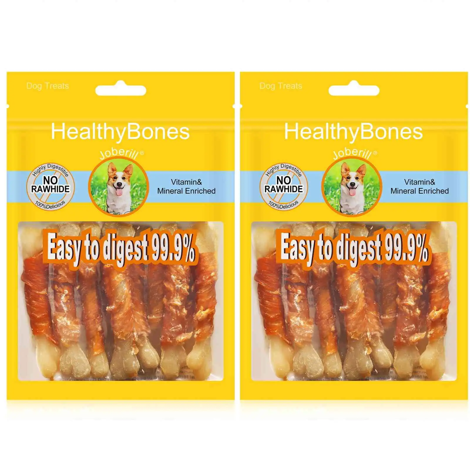 HealthyBones Rawhide Free Healthy Foods for Bullmastiff and Other Large Working Dogs . Chicken Wrapped Sticks Dog Foods. Soft Chewy Foods for Training Rewards . 18 Count