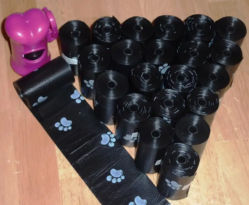 Heavy Duty Lightly SCENTED Dog Waste Poop Bags refill Color:Black Size:10 Rolls