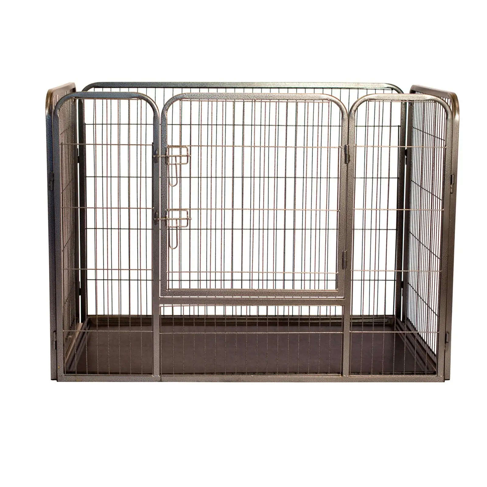 Heavy Duty Rectangle Tube Pen Dog Cat Pet Training Kennel Crate. 28 Height