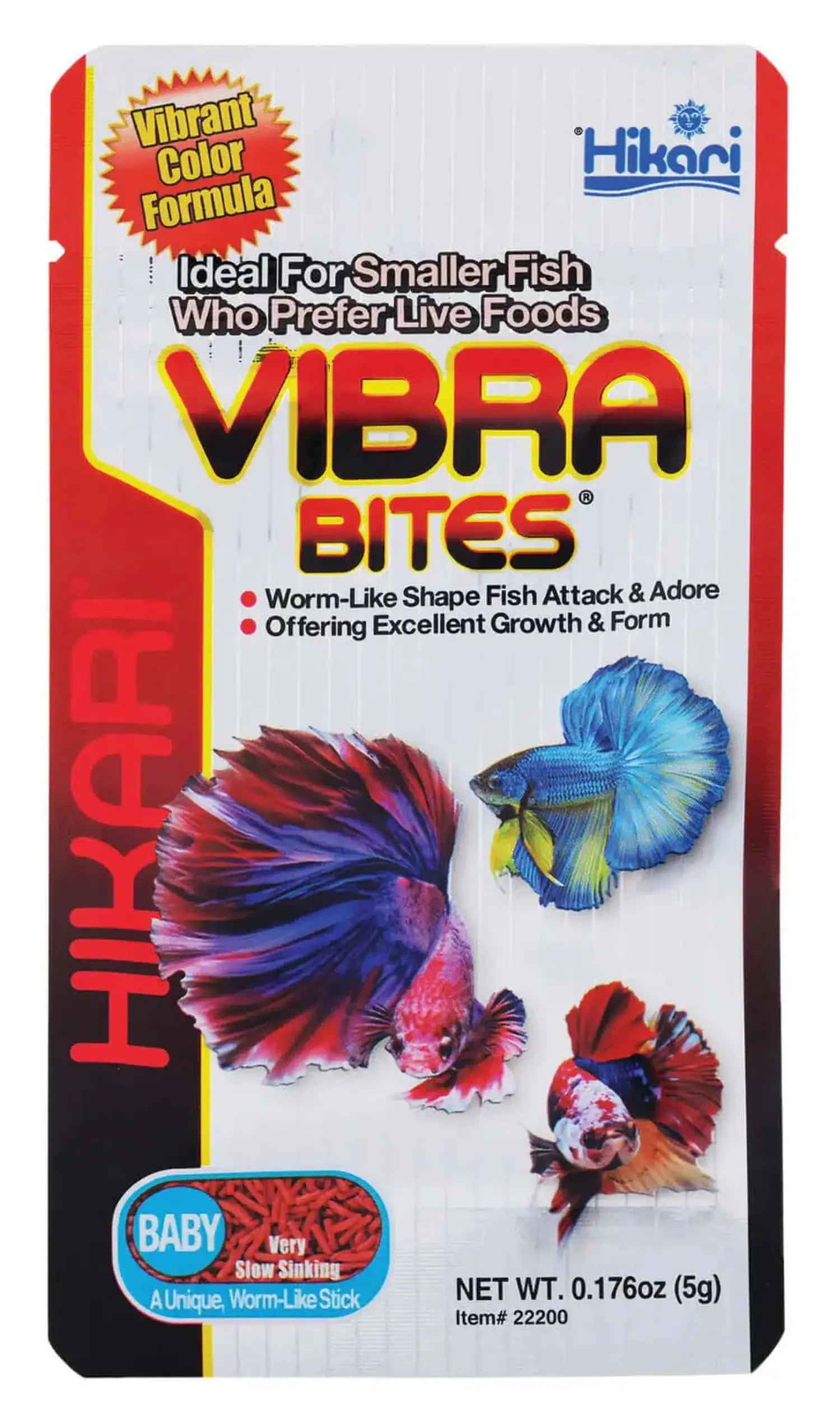 Hikari 042272 1.8 oz Vibra Bites Baby Tropical Fish Food