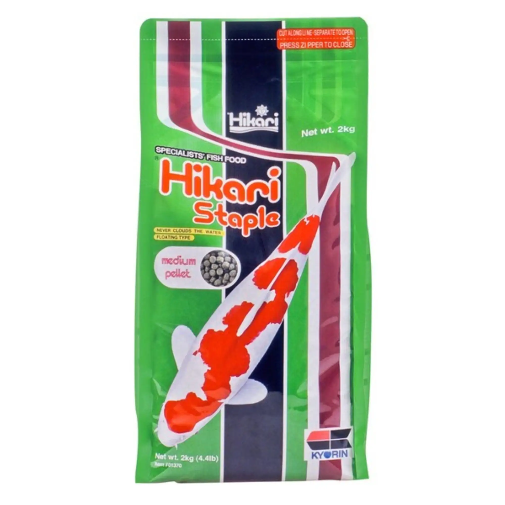 Hikari Koi Staple Food - Medium Pellet - 2 kg (4.4 lb)