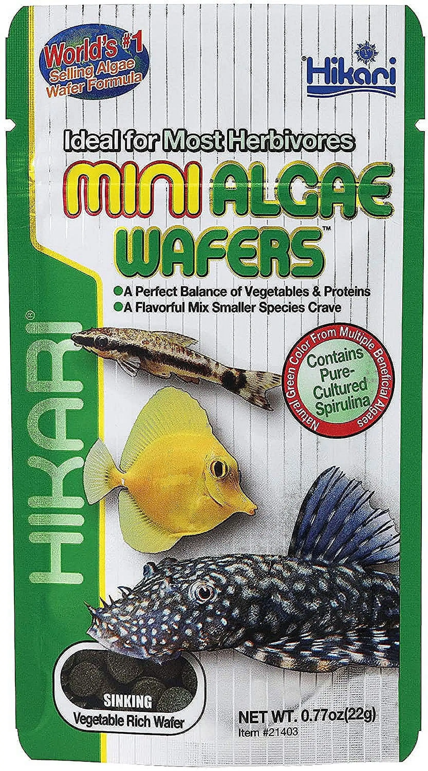 Hikari USA Algae Wafers Rapidly Sinking Wafer Fish Food