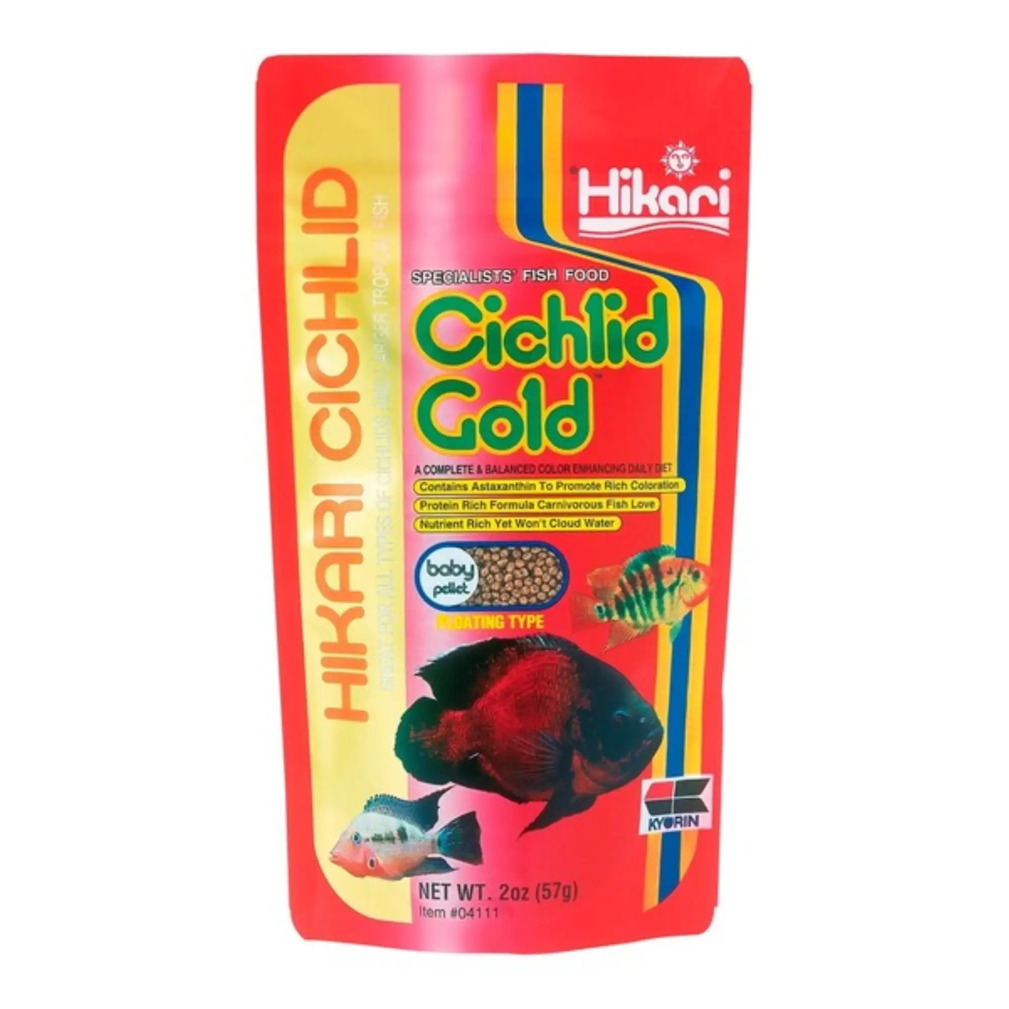 Hikari USA Cichlid Gold Pellets Fish Food