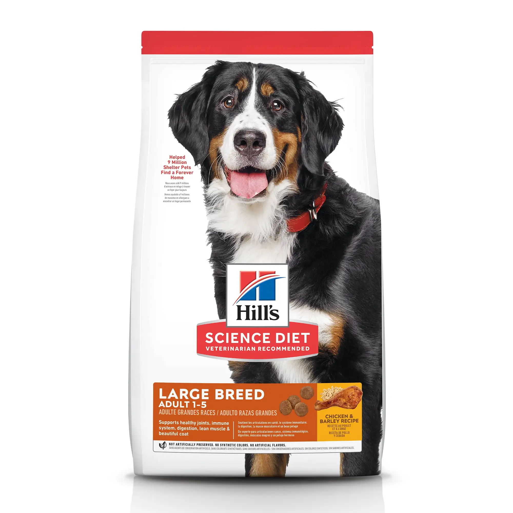 Hill's Science Diet Adult Large Breed Chicken & Barley Recipe Dry Dog Food. 15 lb bag