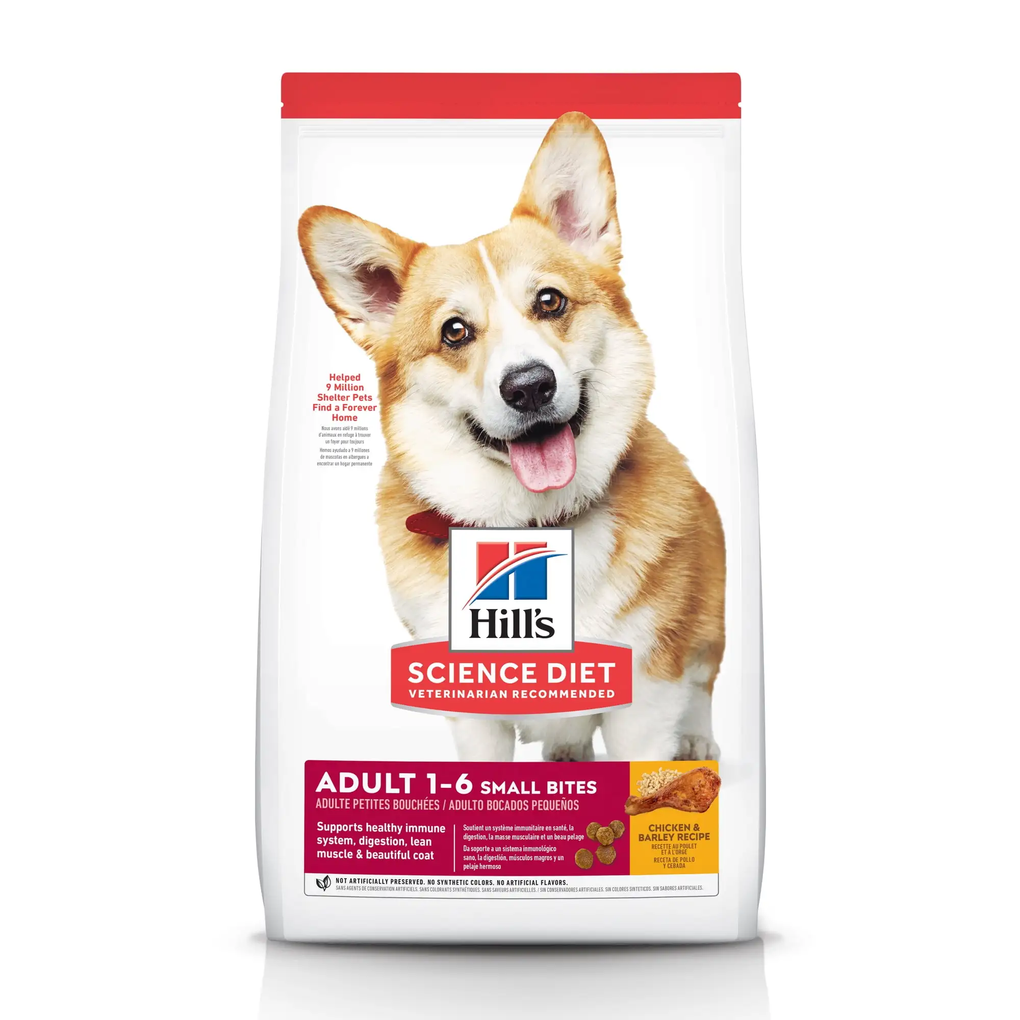 Hill's Science Diet Adult Small Bites Chicken & Barley Recipe Dry Dog Food. 35 lb bag