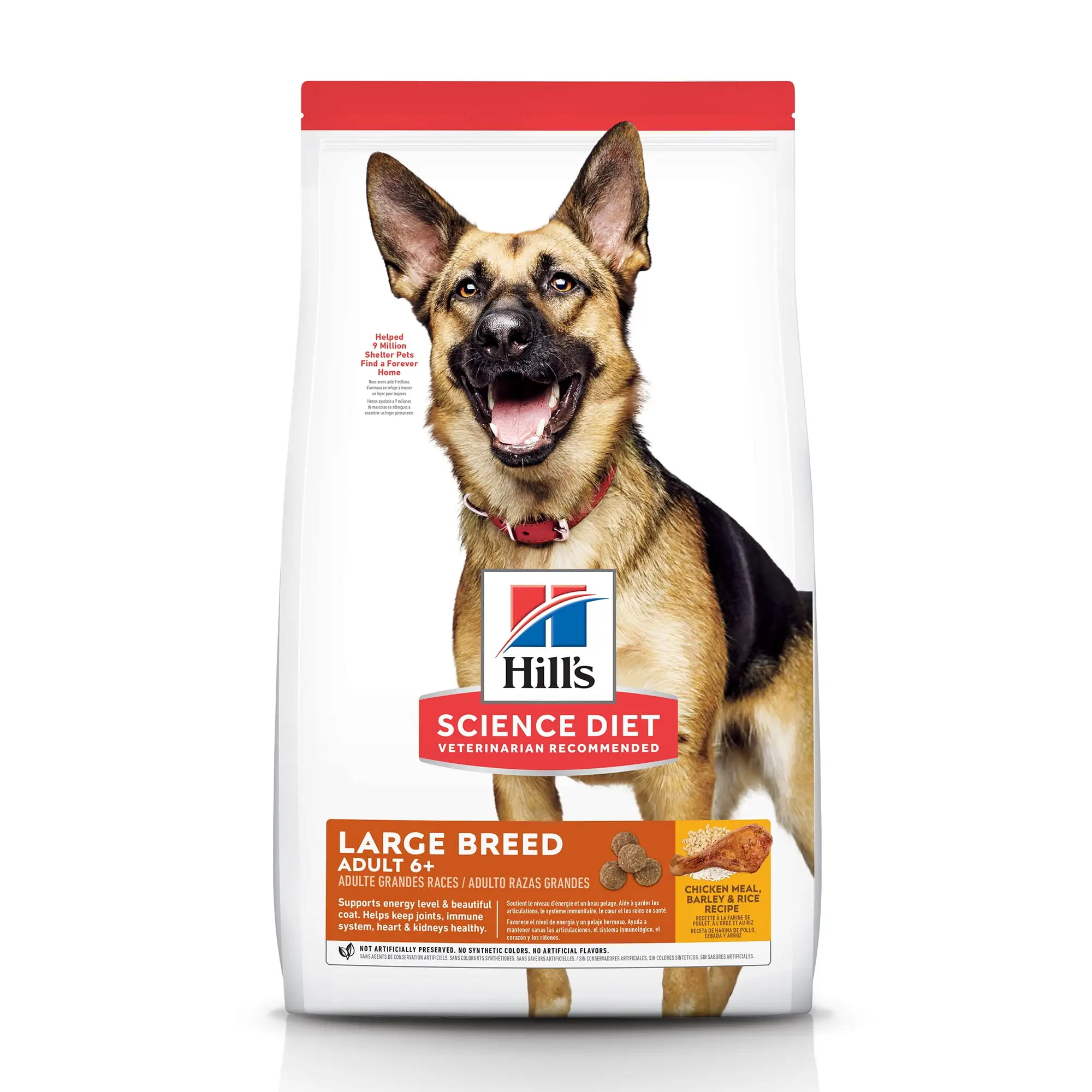 Hill's Science Diet Senior 6+ Large Breed Chicken Meal. Barley & Brown Rice Recipe Dry Dog Food. 33 lb bag