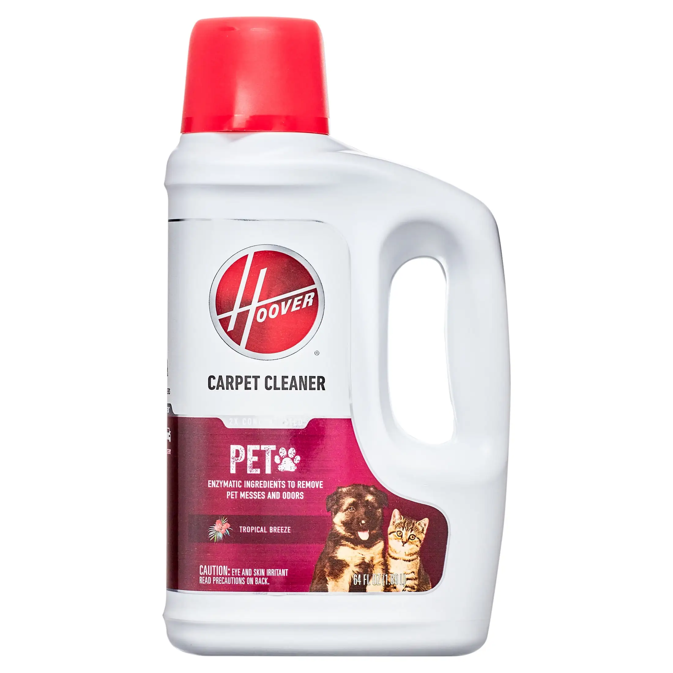 Hoover Pet Stain & Odor with Stain Guard Carpet Cleaner Solution. 64oz. 1 Count