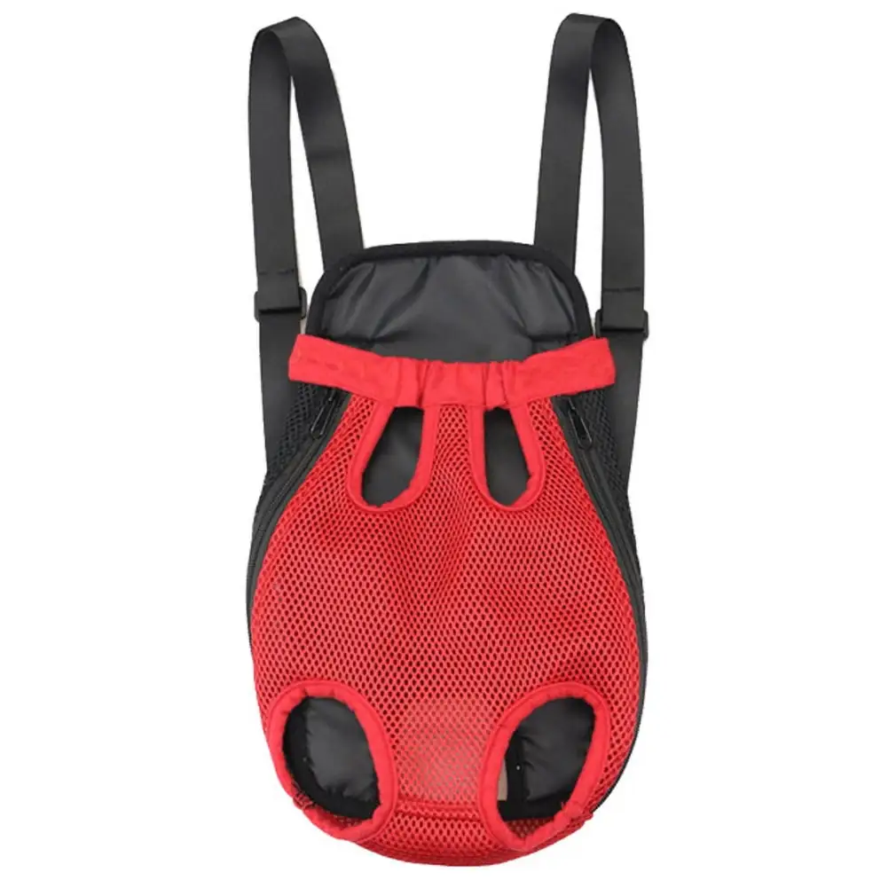 Huanledash Pet Carrier Backpack Adjustable Front Cat Dog Legs Tail Out Chest Travel Bag