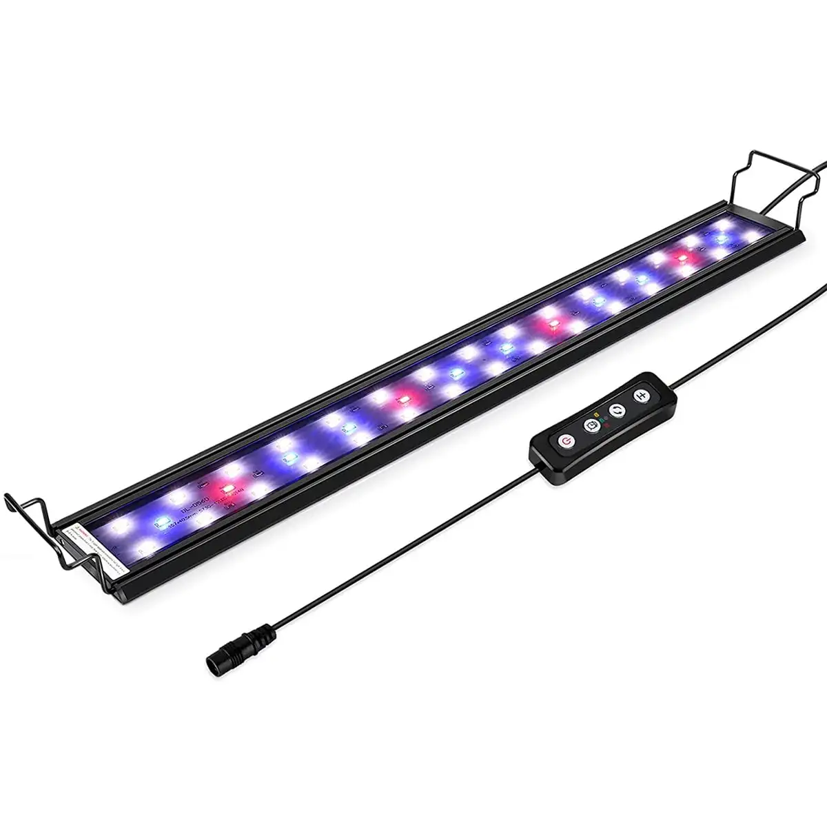 Hygger Aquarium Light for 18-24 Inch Fish Tank Freshwater Planted. 14W Full Spectrum LED Fish Tank Light with Adjustable Brackets. White Blue Red LEDs. Timer Brightness Adjustable