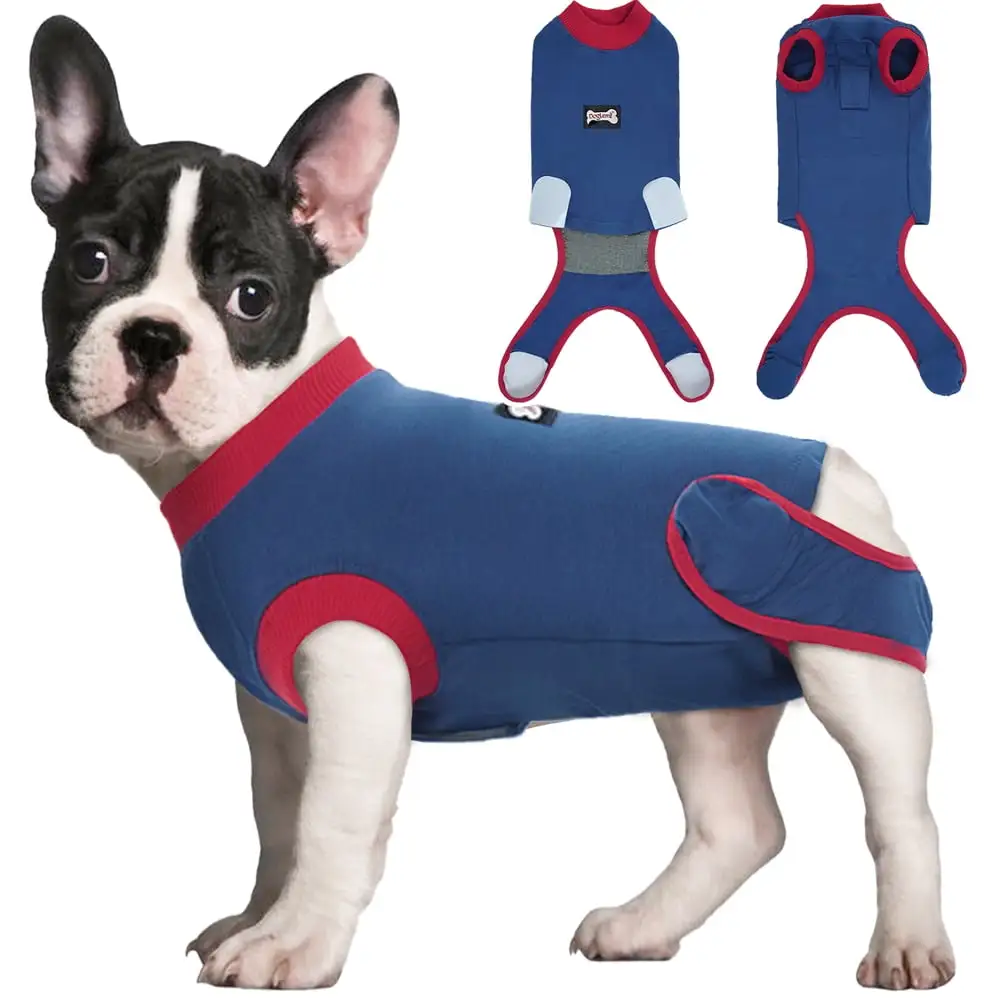 IDOMIK Dog Surgery Recovery Suit Onesie for Dogs after Surgery Anti Licking Dog Recovery Suit for Small Medium Large Dogs