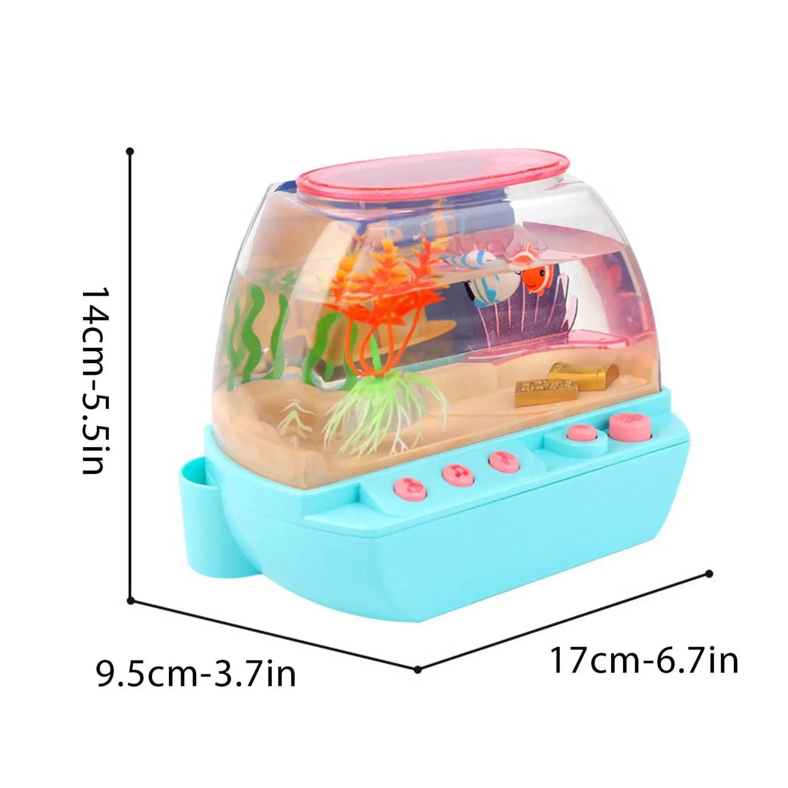 Interesting Kids Aquarium Children's Simulation Electric Fishs Tank Toys Set