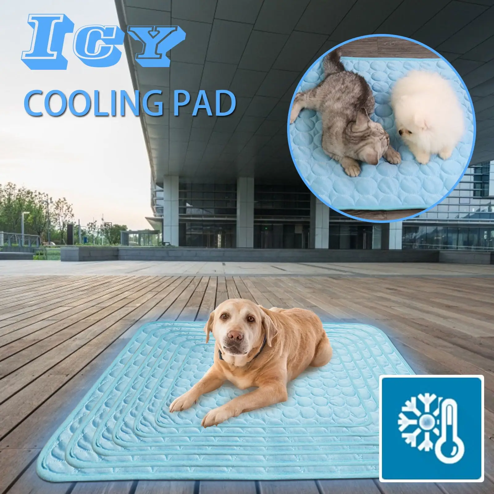 Isvgxsz Easter Basket Stuffers Clearance Summer Pet Ice Mat Dog Mat Ice Silk Mat Cool Mat Pet Supplies Easter Meal for Less