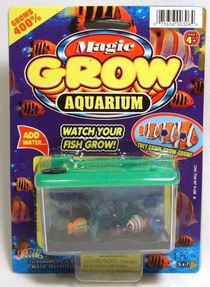 JA-RU Magic Grow Fish Aquarium Kit (. 2 Random Colors)