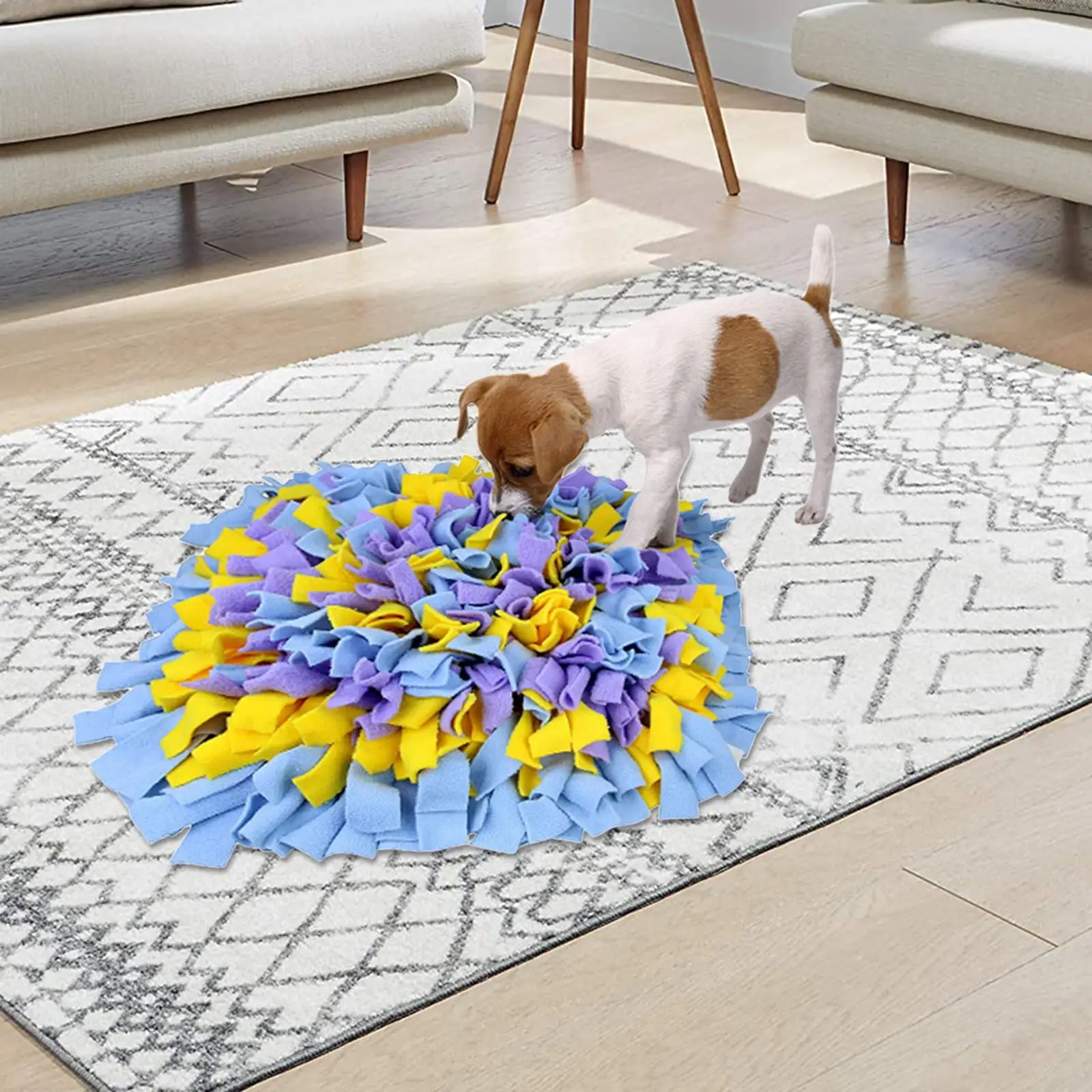 Jacenvly Clearance 2024 New Wooly Washable Snuffle Mat Feeding Mat For Dogs Naturally Perfect For Any Breed Pet Tech