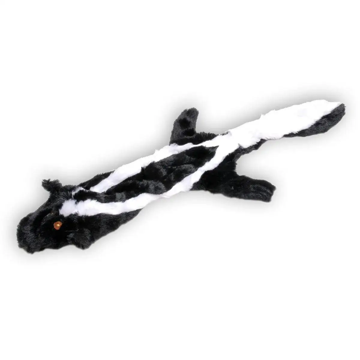 Jeffers Thinnies Dog Chew Toy with Rope | 21 Inches | No Squeaker | Skunk