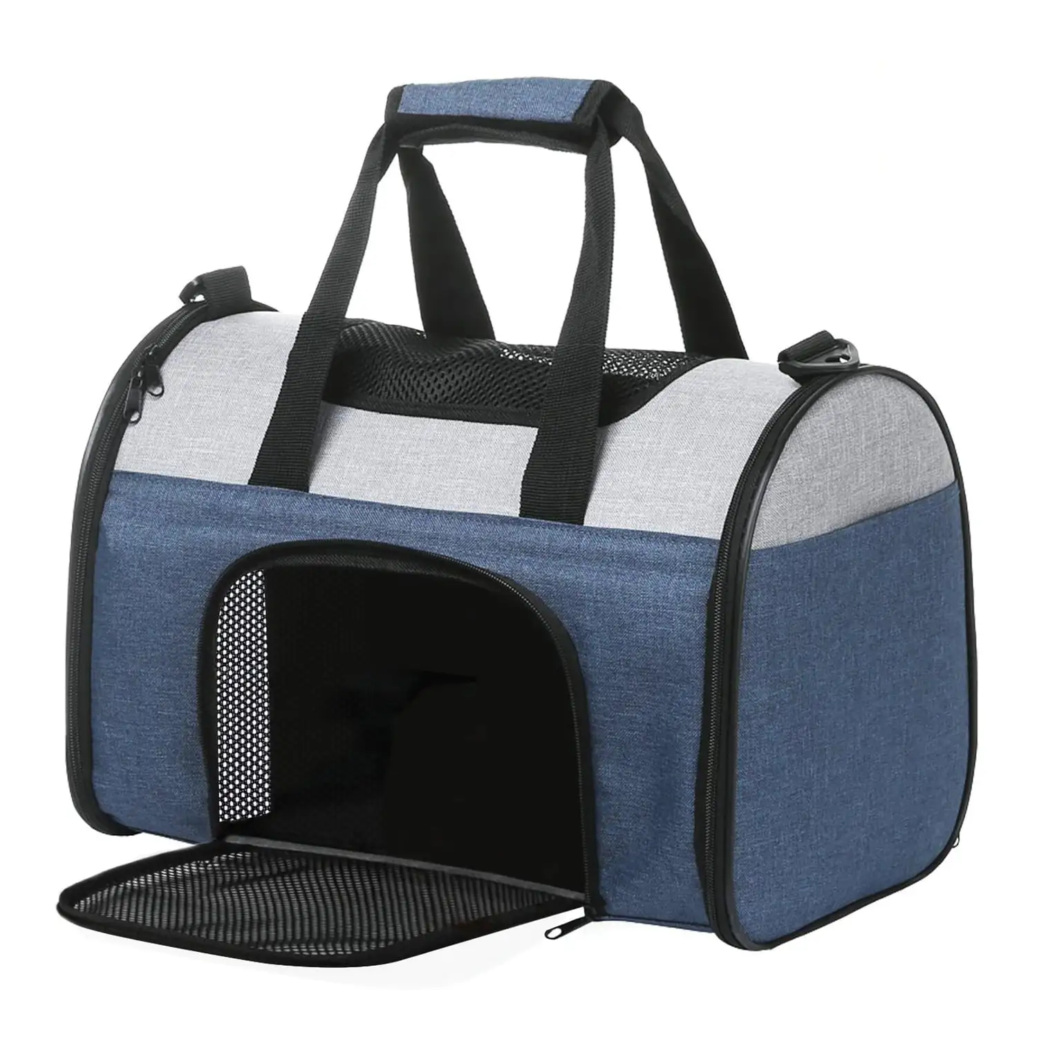 Jespet Deluxe Sport Airline Pet Carrier (Dark Blue). PBC-4716BG