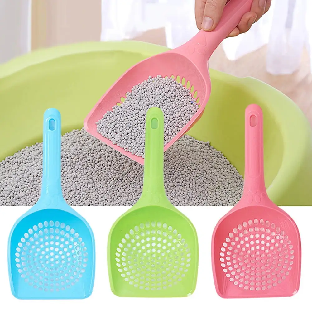 Jiaroswwei Plastic Cat Litter Scoop Pet Care Sand Waste Scooper Shovel Hollow Cleaning Tool