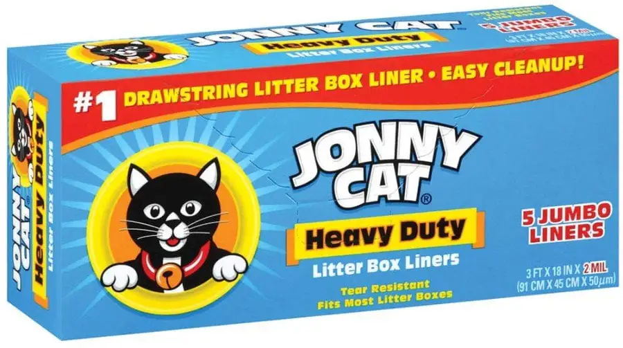 Jonny Cat Drawstring Litter Box Liners 5 ct. Jumbo