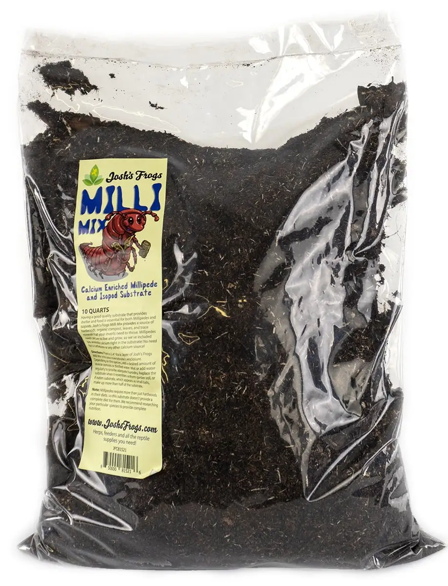 Josh's Frogs Milli Mix Calcium Enriched Millipede and Isopod Substrate (10 quart)