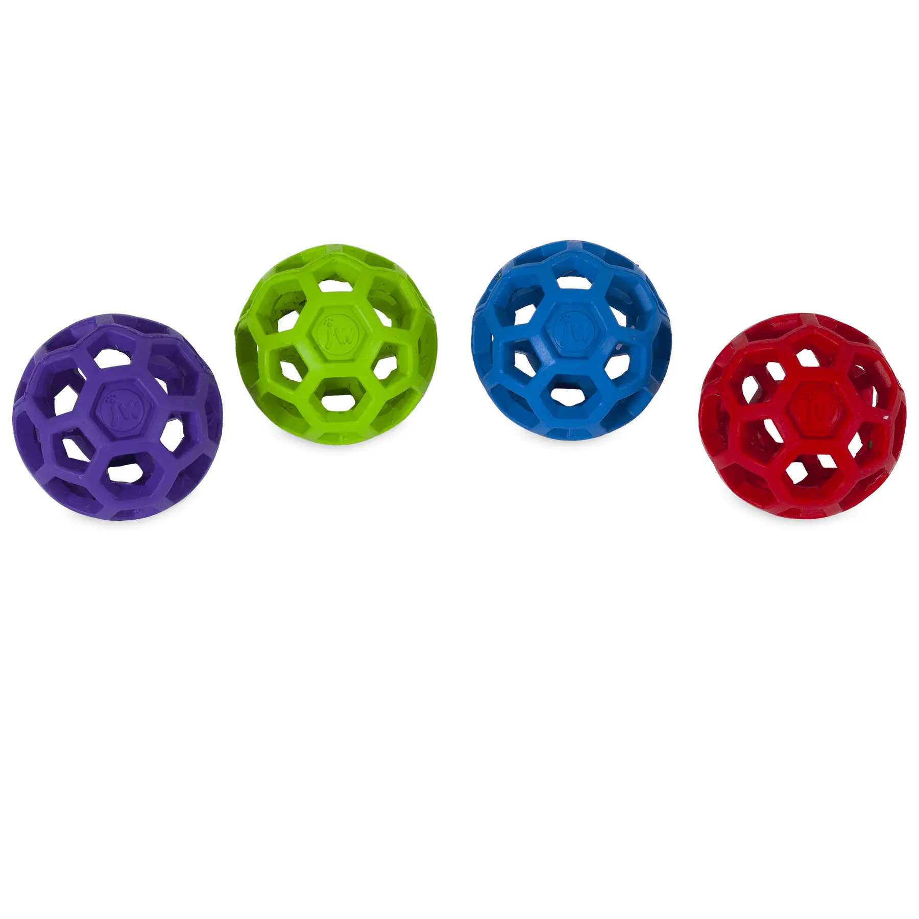 Jw Pet Hol-ee Roller Rubber Dog Toy - Assorted - Mini (2 Diameter - 1 Toy)