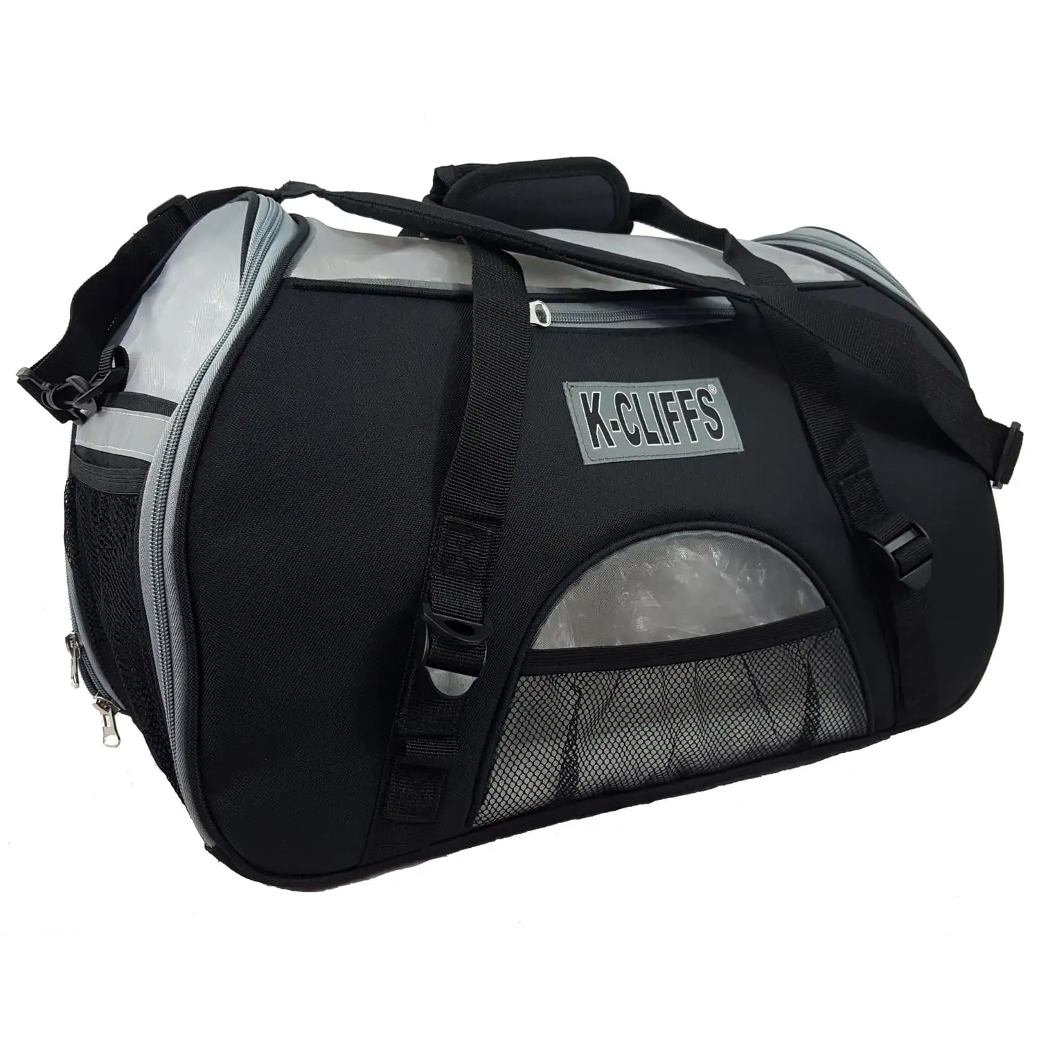 K-Cliffs Deluxe Heavy Duty Pet Carrier. Dog Travel Tote with a Soft Fleece Bed