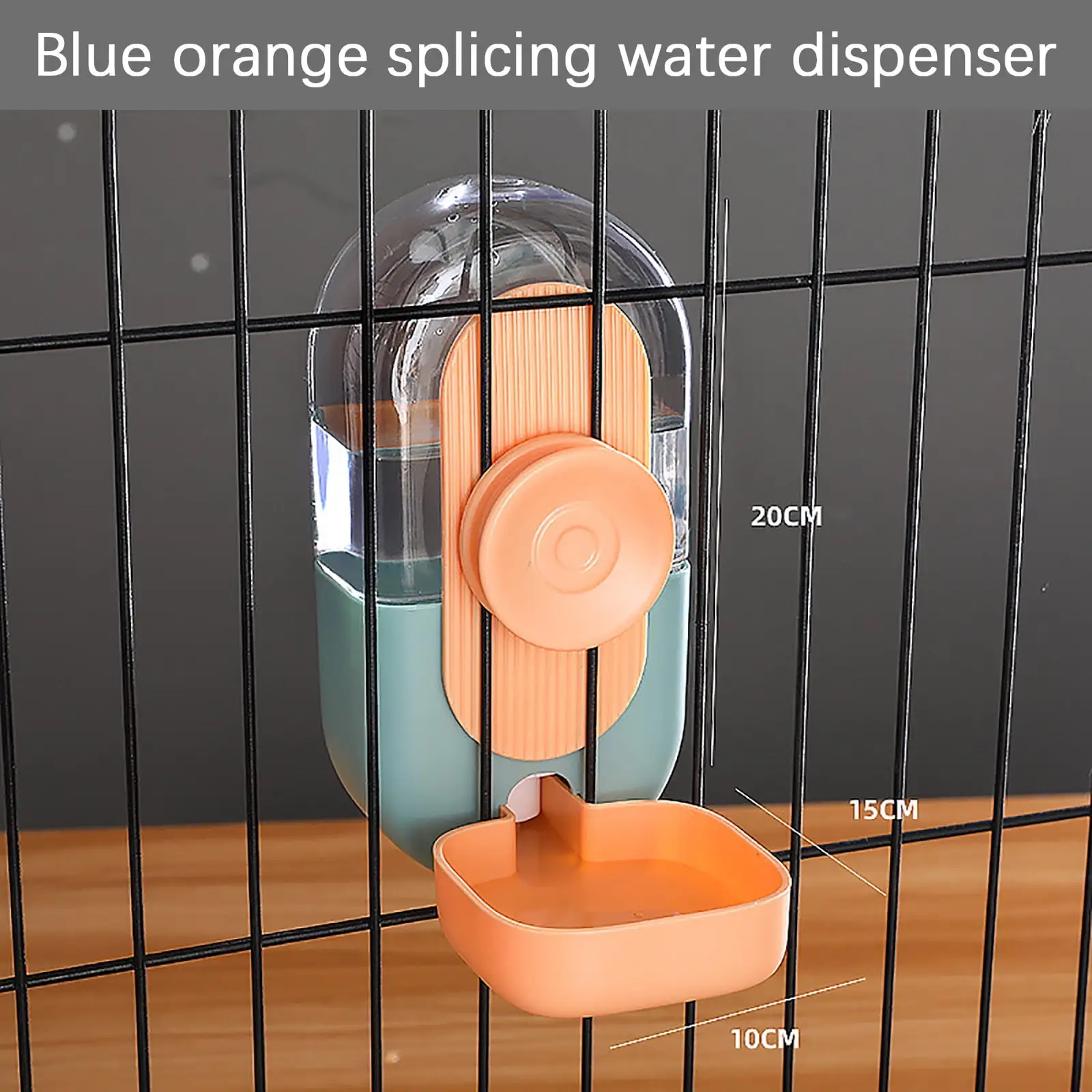 KIHOUT Hanging Water Dispenser. Automatic Water Dispenser. Hanging Kettle. Feeding. Hanging Cage Pet Supplies