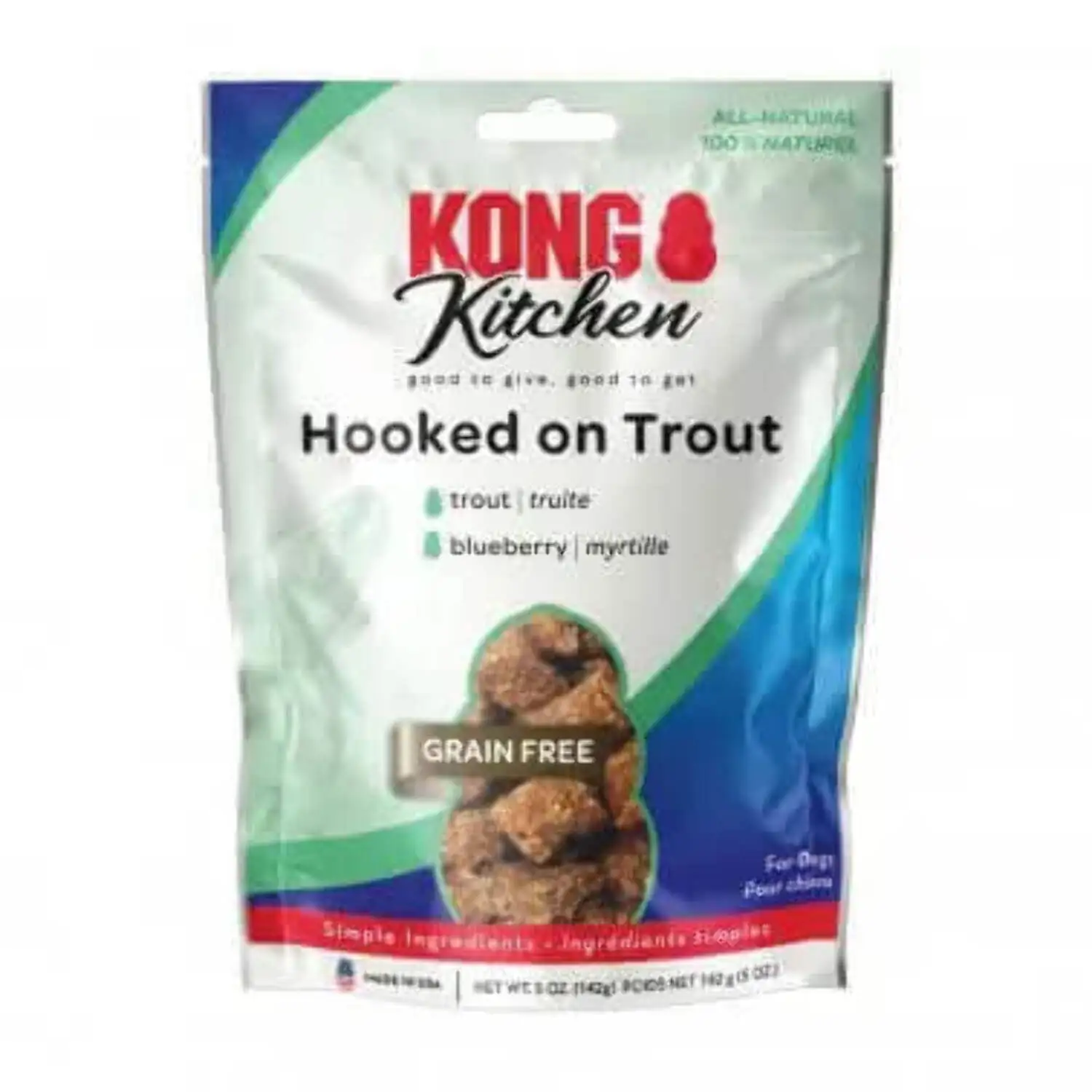 KONG Kitchen Hooked on Trout Dog Treat