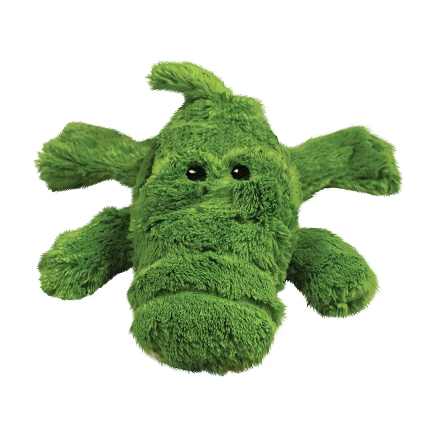 KONG Plush Cozi Ali Alligator Dog Toy. Small. Green