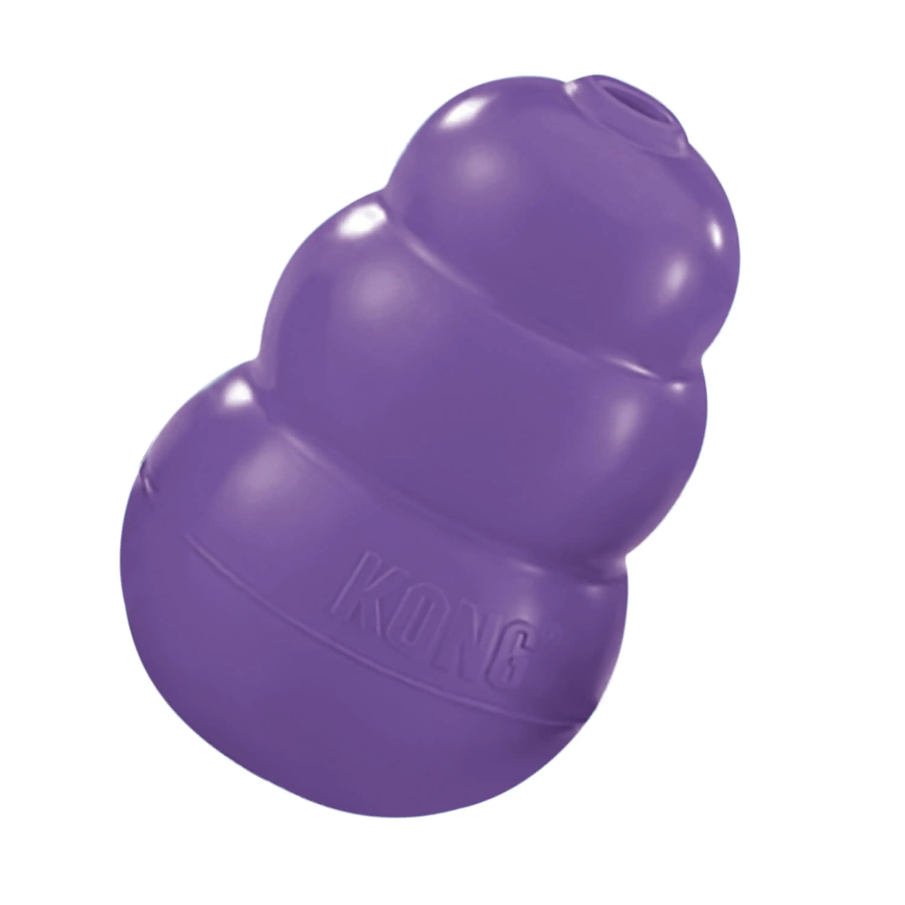 KONG Senior Dog Natural Rubber Toy. Large. Purple