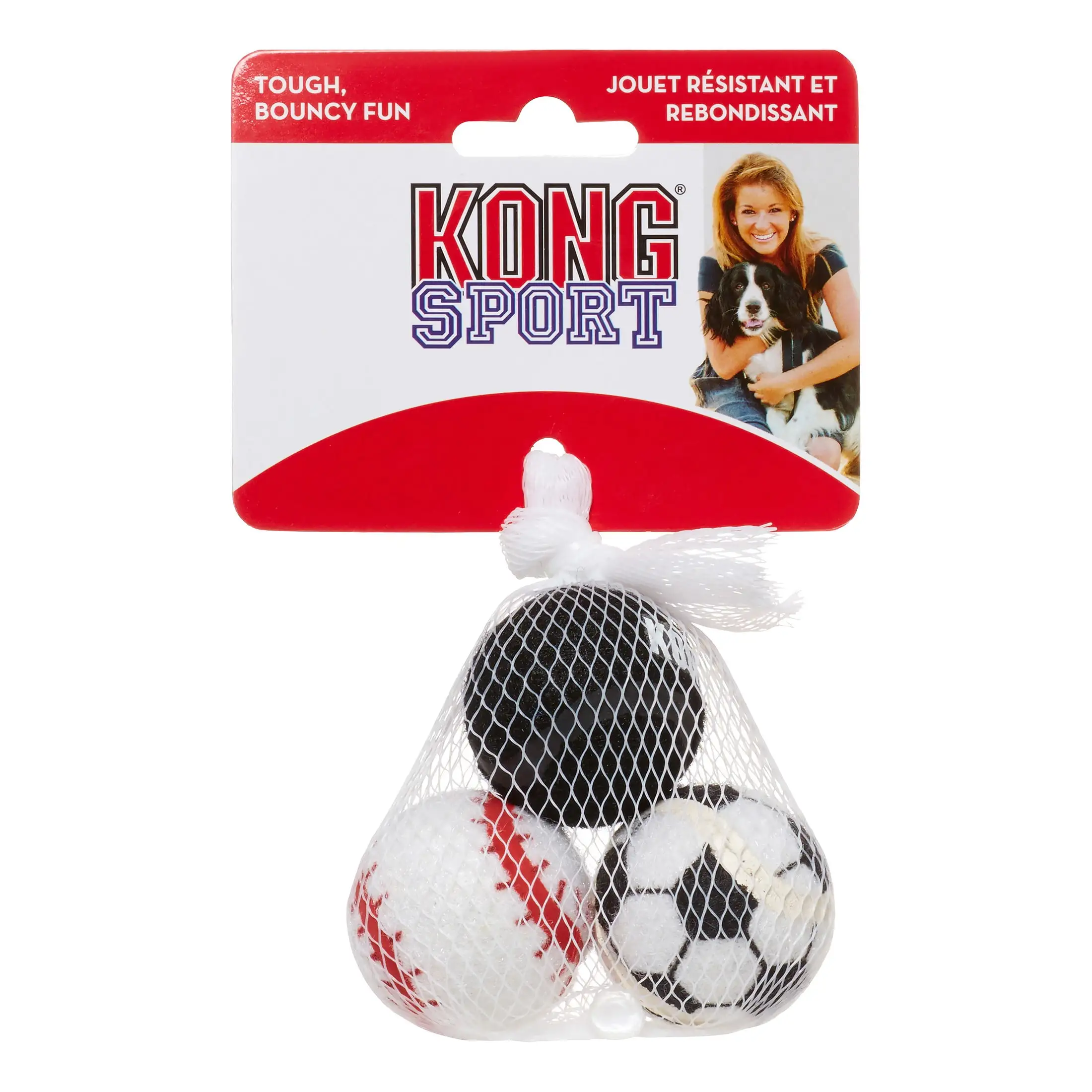 KONG Sport Balls. Assorted. X-Small. 3 Count