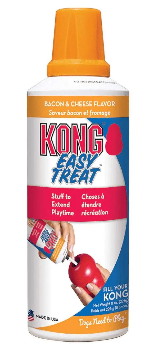 KONG Stuff'N Easy Treat Bacon & Cheese Paste Dog Treat. 8 Oz