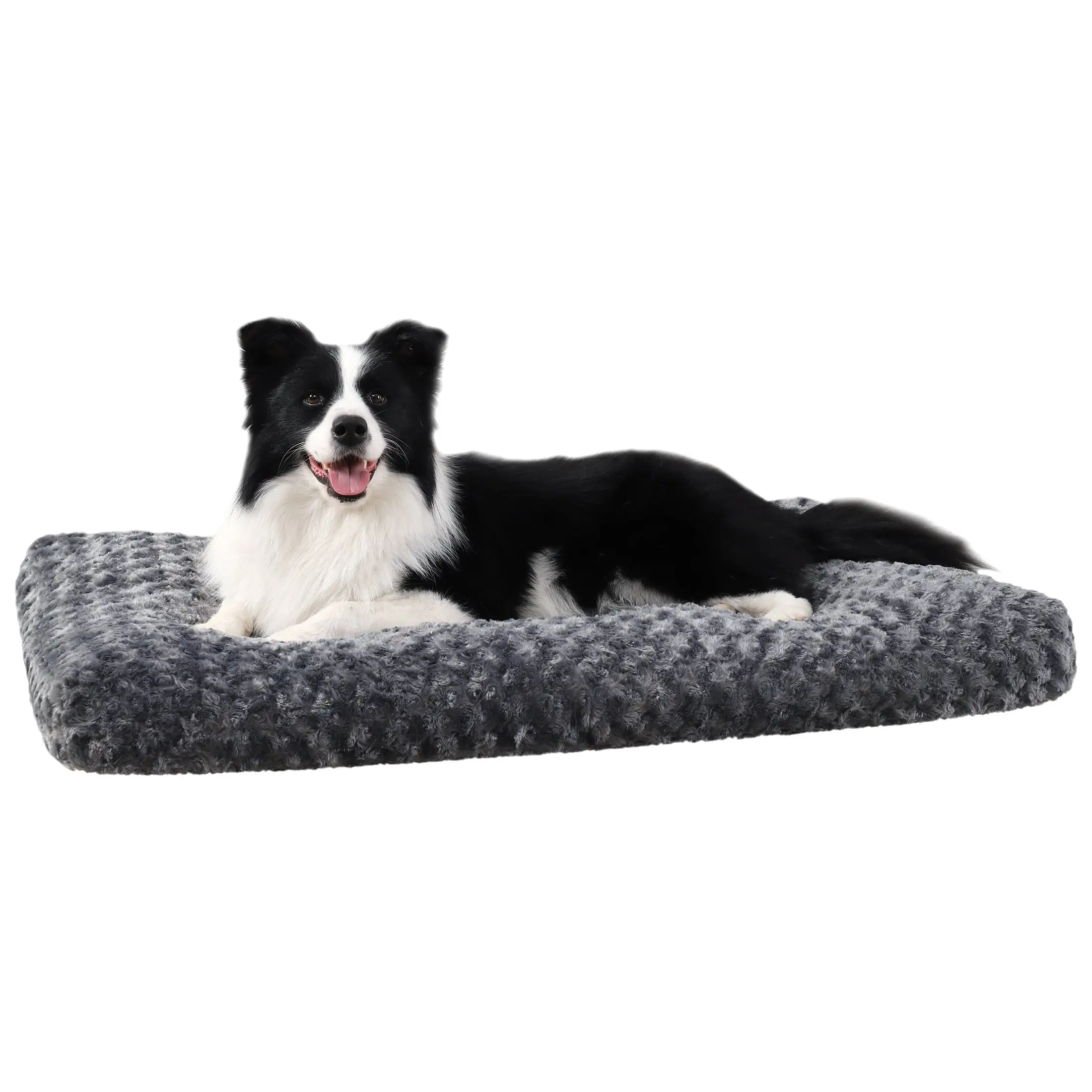 KSIIA Dog Crate Beds 36 Plush Washable Dog Kennel Pad for Medium Dogs with Non-Slip Bottom