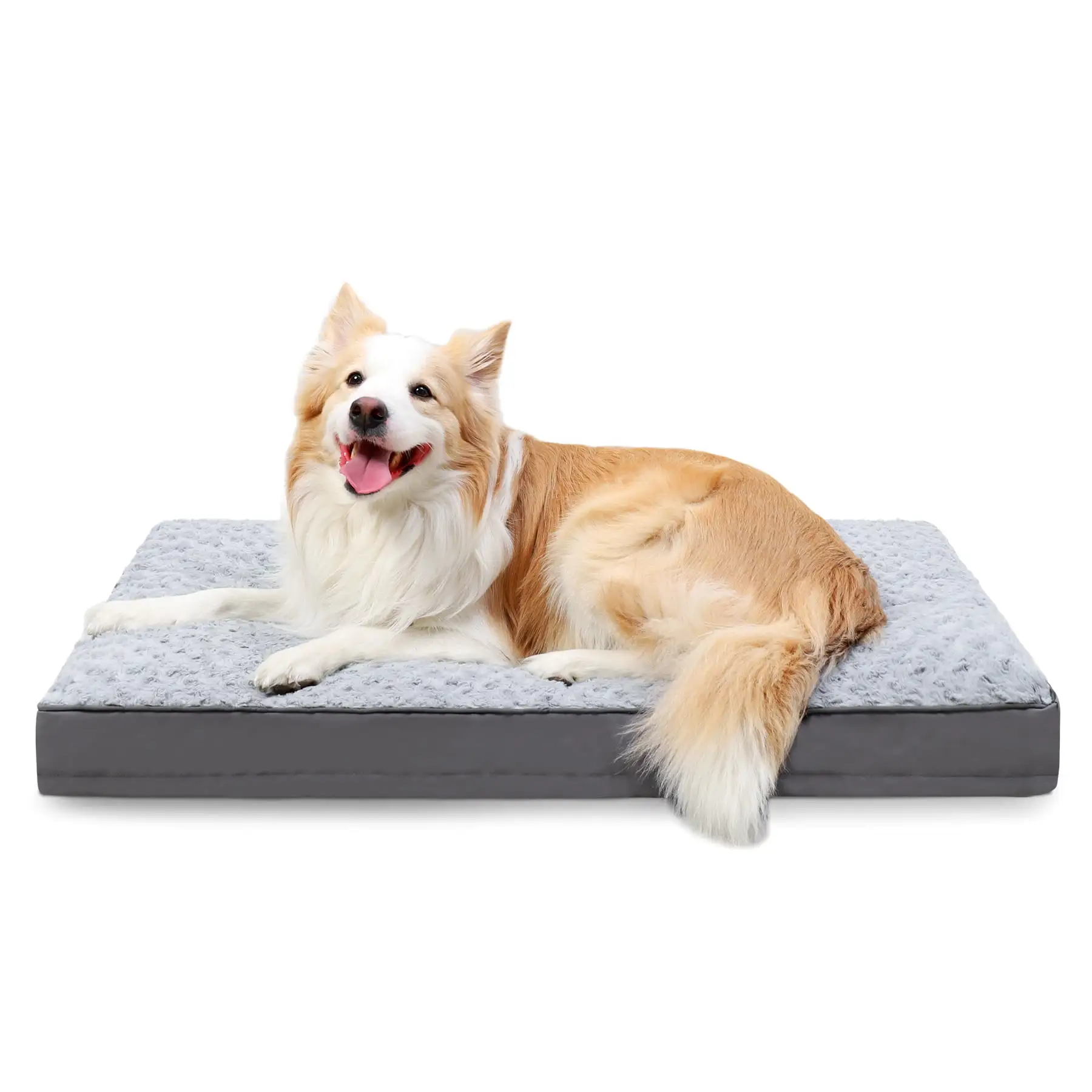 KSIIA Waterproof Dog Beds for Crates 36 Washable Removable Cover Dog Kennel Pad for Large Dogs