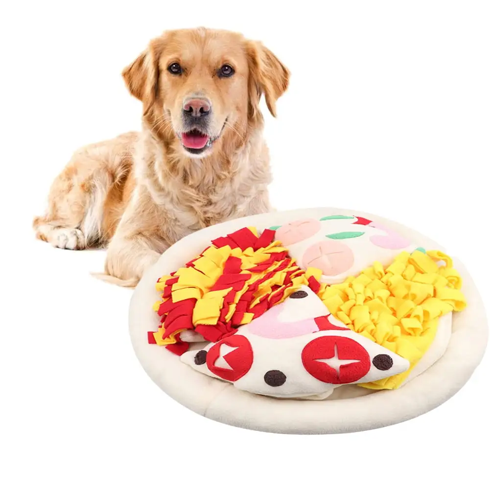 KYAIGUO Cat Dog Food Snuffle Mat Colorful Snuffle Mat for Dogs Durable Dog Cat Feeding Mat Interactive Puzzle Dog Food Mat Slow Feeding for Cats Dogs