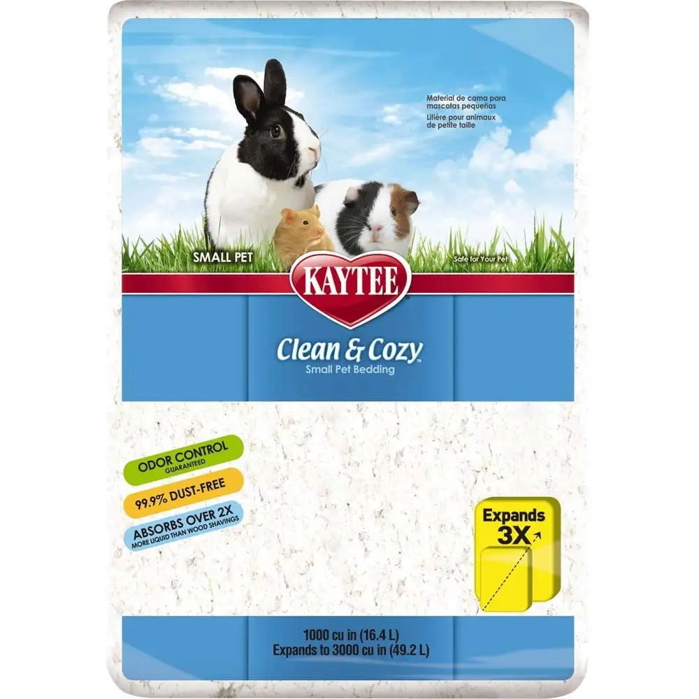 Kaytee Clean & Cozy White Small Animal Bedding. 49.2L Free Shipping