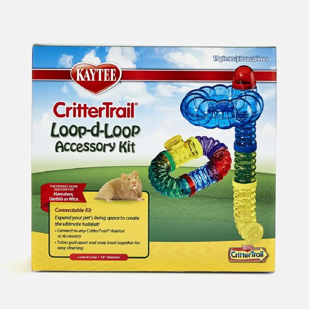 Kaytee CritterTrail Loop-D-Loop Connectable Kit For Hamsters. Gerbils or Mice