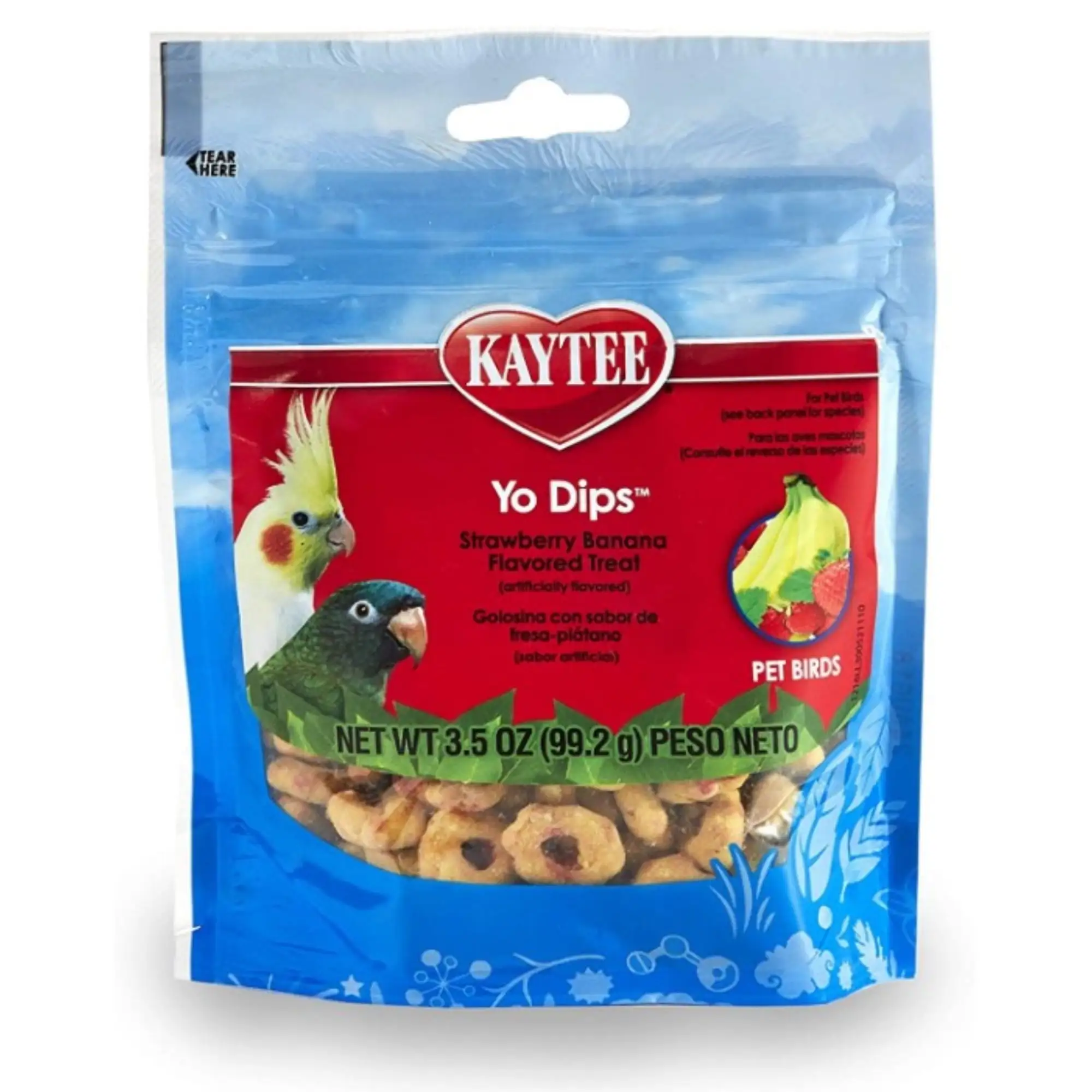 Kaytee Fiesta Yogurt Dipped Treats for Birds Strawberry/Banana