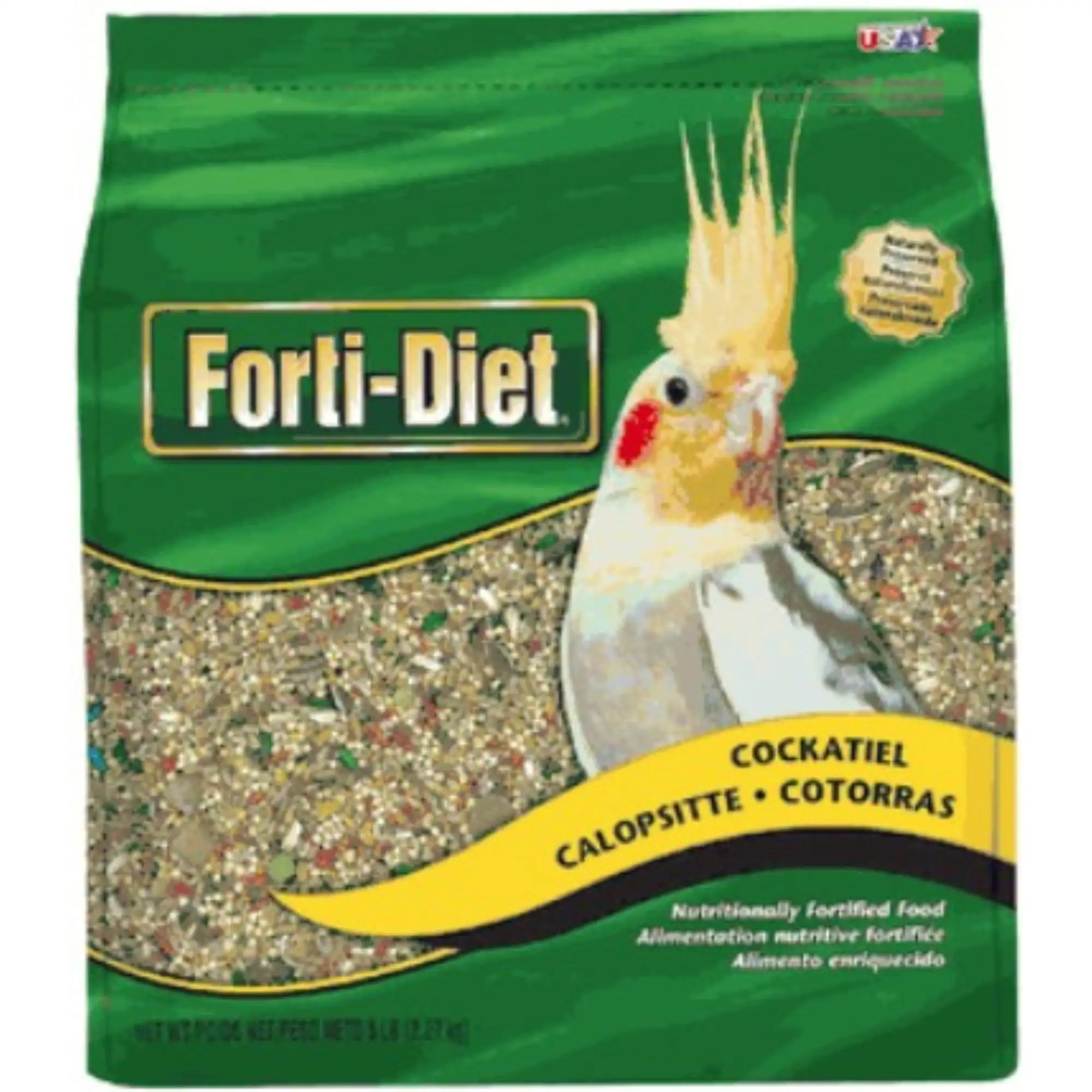 Kaytee Forti Diet Cockatiel Food Nutritionally Fortified Bird Food